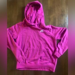 Pink Nike hoodie